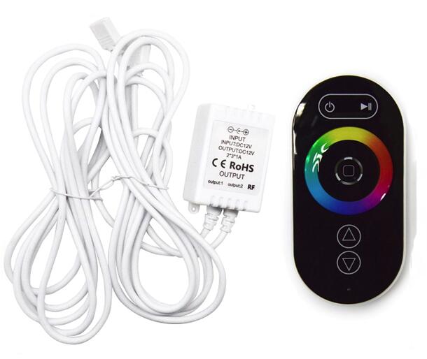 DC12-24V 18A Touch 5-key RF wireless dual controller for LED lighting items DC12-24V 18A Touch 5-key RF wireless dual controller for LED lighting items